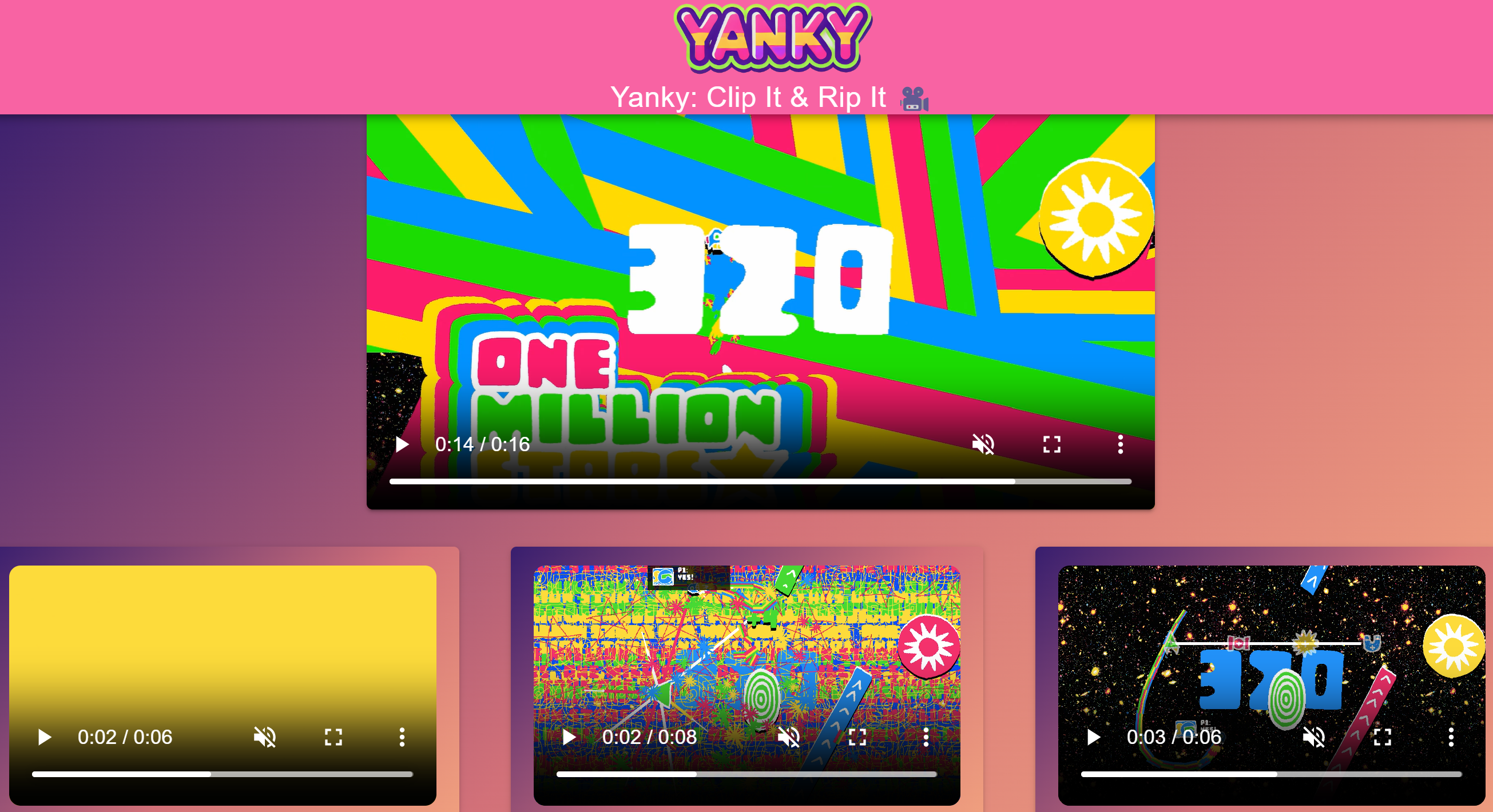 Screenshot from yankyclip.com